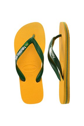 دمپائی زرد مردانه پاشنه تخت Havaianas - کد 647400951