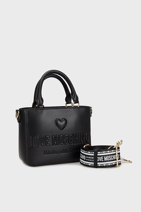 کیف دوشی مشکی زنانه چرم مصنوعی Love Moschino - کد 927714742