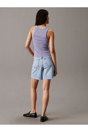 شلوارک و برمودا آبی زنانه Relaxed Calvin Klein - کد 929607501