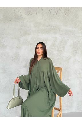 لباس خاکی زنانه بافتنی Anna Moda - کد 929417197