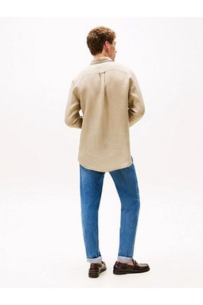 پیراهن خاکی مردانه رگولار Tommy Hilfiger - کد 923242699