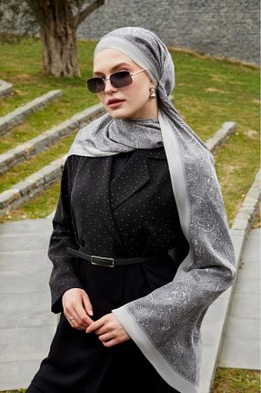 شال طوسی زنانه LuvenSara - کد 928433141