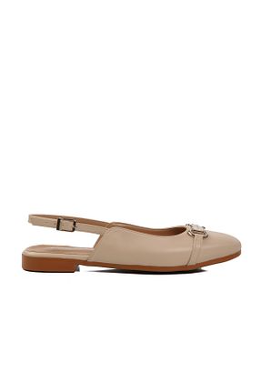 کفش مجلسی بژ زنانه چرم مصنوعی Pierre Cardin - کد 924201501