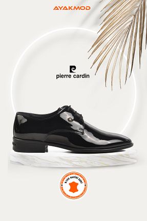 کفش کلاسیک مشکی مردانه چرم خالص Pierre Cardin - کد 899360202