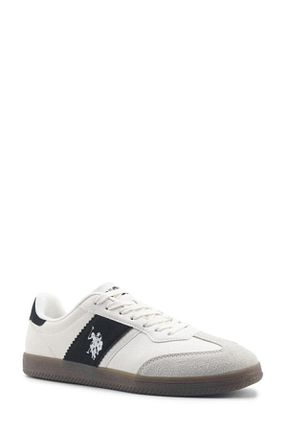 کفش پیاده روی سفید مردانه چرم مصنوعی U.S. Polo Assn. - کد 929424781