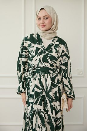 ست بالاتنه و پائین تنه حجاب خاکی زنانه رگولار InStyle - کد 929427948
