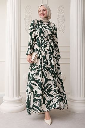لباس حجاب خاکی زنانه رگولار InStyle - کد 929425758