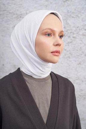 روسری سفید پلی استر ARMANDA - کد 848753872