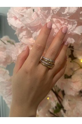انگشتر استیل (فولاد) طوسی زنانه استیل (فولاد) YENGEÇ - کد 929454274