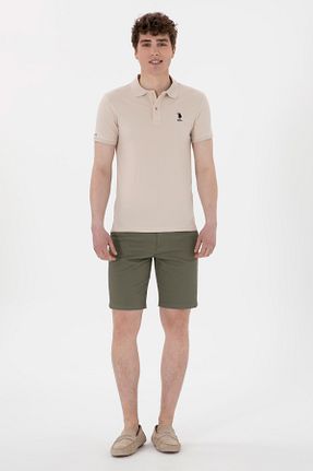 شلوارک و برمودا خاکی مردانه رگولار U.S. Polo Assn. - کد 929456125