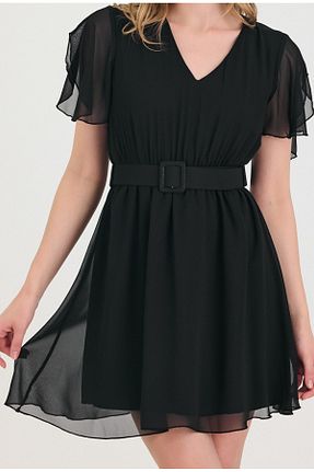 لباس مشکی زنانه بافتنی Ceylen - کد 929455088