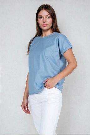 تیشرت آبی زنانه Relaxed Kyron - کد 922749108