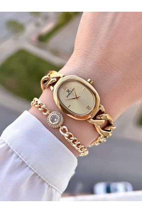 ساعت مچی زرد زنانه 20-25 میلی متر Daniel Klein - کد 929678886