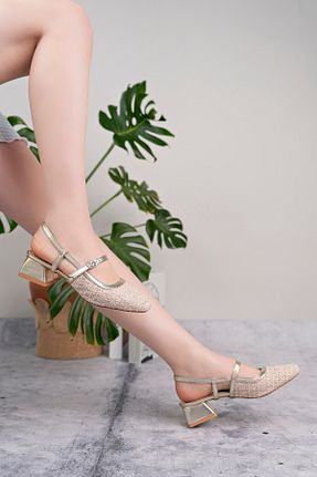 کفش مجلسی متالیک زنانه چرم مصنوعی moon glow - کد 929125958