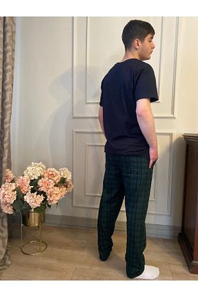 ست لباس راحتی سبز مردانه %100 پنبه DÜVEN - کد 929479073