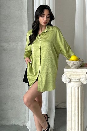 پیراهن سبز زنانه اورسایز MD trend - کد 929480524