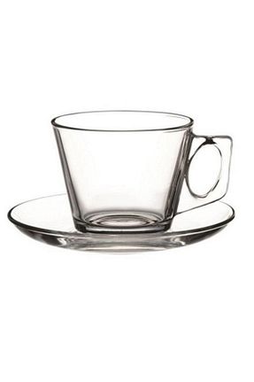 فنجان چای سفید شیشه Paşabahçe - کد 716744