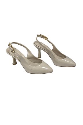 کفش مجلسی بژ زنانه پاشنه نازک Shoes - کد 929495634