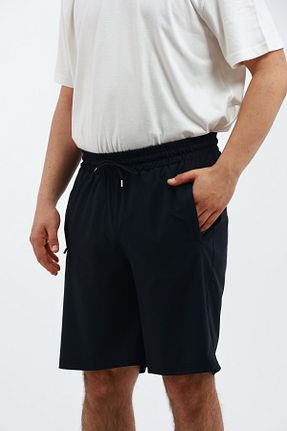 شلوارک و برمودا مشکی مردانه Straight OXVİN - کد 929504093