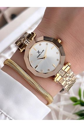 ساعت مچی زرد زنانه 31-34 میلی متر Daniel Klein - کد 929634892
