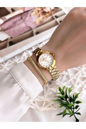 ساعت مچی زرد زنانه 26-30 میلی متر Daniel Klein - کد 929633475