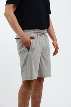 شلوارک و برمودا طوسی مردانه Relaxed OXVİN - کد 929504094