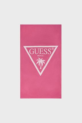 حوله ساحلی صورتی زنانه طرح دار Guess - کد 921494653