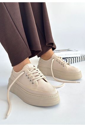 کفش بیرون بژ زنانه کتان Joyboyshop - کد 929636004