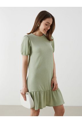لباس سبز زنانه بافتنی LC Waikiki - کد 929516009