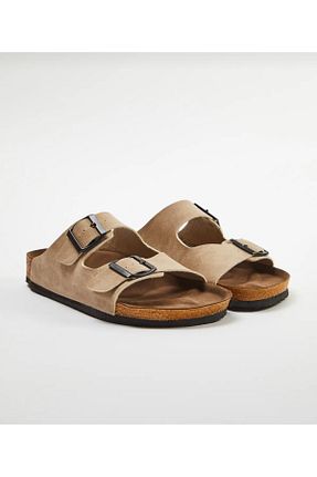 دمپائی بژ زنانه نبوک Aurora Shoes - کد 929526678