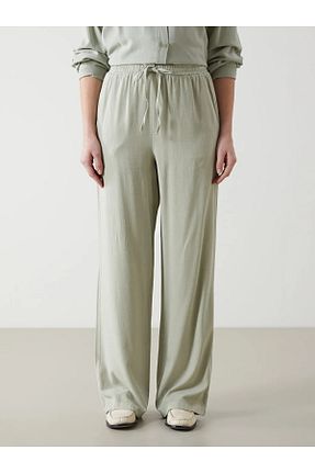 شلوار سبز زنانه کتان LC Waikiki - کد 929524543