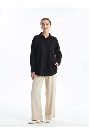 شلوار طوسی زنانه کتان LC Waikiki - کد 929524533