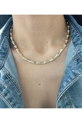 گردنبند استیل ( فولاد ) رنگی استیل (فولاد) ndjewelry - کد 929535442