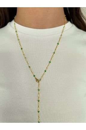 گردنبند استیل ( فولاد ) زرد h&b design jewel - کد 929531284