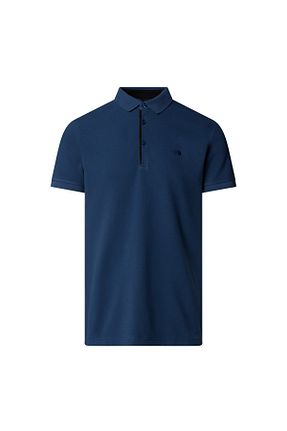 پولوشرت آبی مردانه کوتاه The North Face - کد 929545205