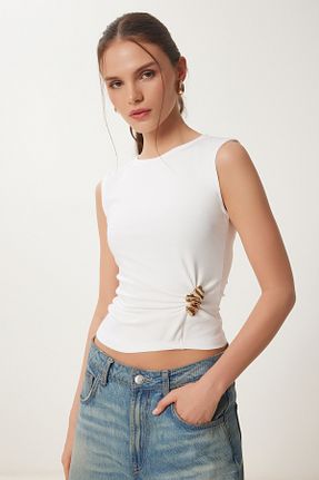 بلوز نباتی زنانه رگولار Happiness İstanbul - کد 928088767
