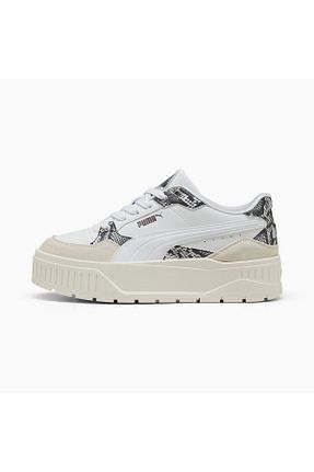 کفش اسنیکر سفید زنانه بند دار Puma - کد 905326844