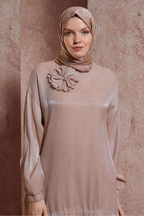شال صورتی زنانه پلی استر Alvina - کد 825621676