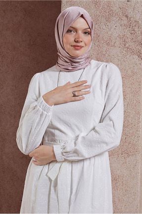شال صورتی زنانه پلی استر Alvina - کد 826129056