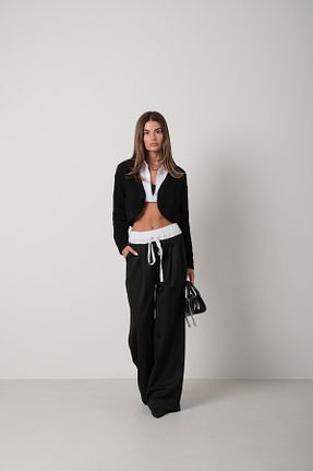 رویه مشکی زنانه پنبه - الاستین Black Fashion - کد 852390747