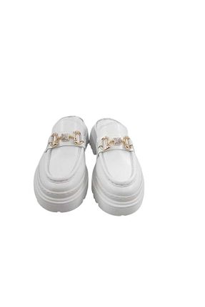 کفش کژوال سفید زنانه چرم خالص Oneka Shoes - کد 928129080