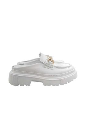 کفش کژوال سفید زنانه چرم خالص Oneka Shoes - کد 928129080