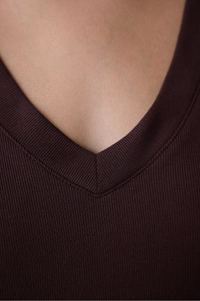 تیشرت قهوه ای زنانه Relaxed Penti - کد 917521478