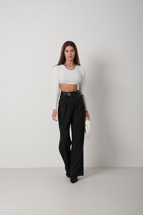 بلوز سفید زنانه ساده Black Fashion - کد 785218751