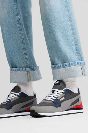 کفش اسنیکر طوسی مردانه بند دار Puma - کد 859481819