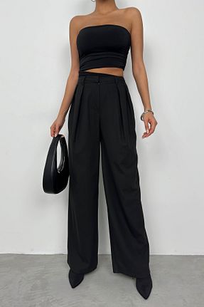 بلوز مشکی زنانه ساده Black Fashion - کد 823023920
