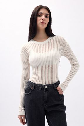بلوز بژ زنانه ساده Black Fashion - کد 819713792