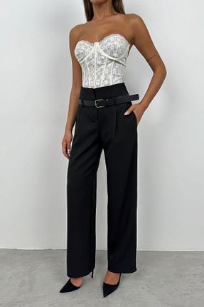 شلوار مشکی زنانه پارچه Black Fashion - کد 812618963
