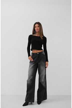 بلوز مشکی زنانه ساده Black Fashion - کد 823030005