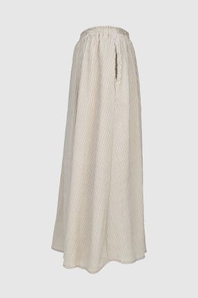 دامن بژ زنانه ساده birizmoda - کد 929598398